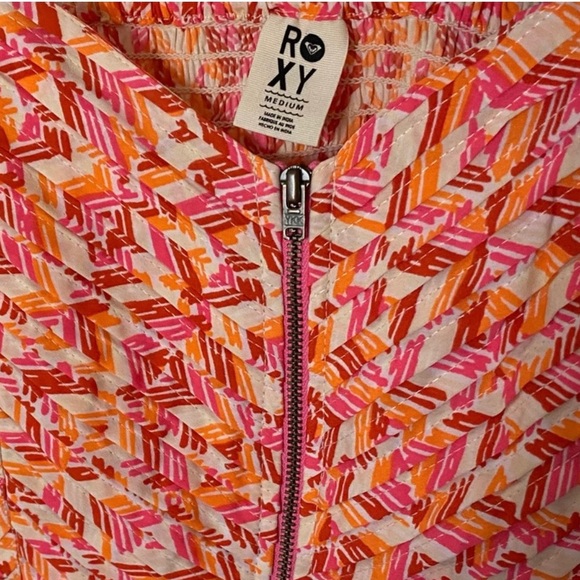 Roxy Shore Thing Mini Dress Spicy Orange - Picture 8 of 8